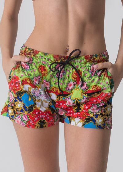 Swim shorts 2300P28 [Roses XL]