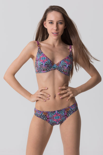 Swim Underwired Top 2304K61 [Leopard 90D]