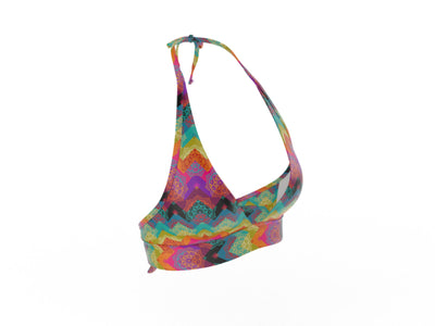 Swim triangle top 2400T92 [Coral reef 85D]