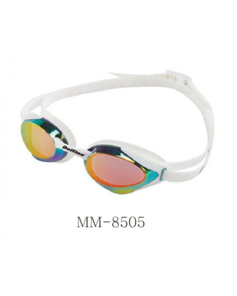 Mirrored Competition Goggles White/Yellow MM-8505